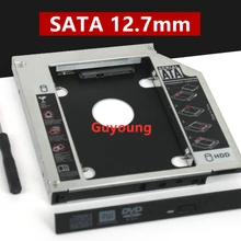 Для lenovo ThinkPad T510 T520 T530 T420 T430 Optibay алюминиевый 2nd HDD Caddy 12.7mD DVD HDD чехол Enclosurem SATA 3,0 адаптер