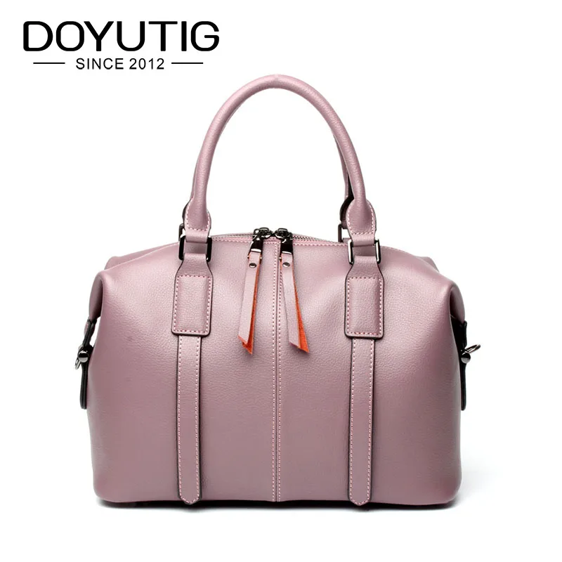 DOYUTIG New Arrival Genuine Leather Women's Handbag With European Design Classical Real Cow Leather Fashion Crossbody Bags  F557