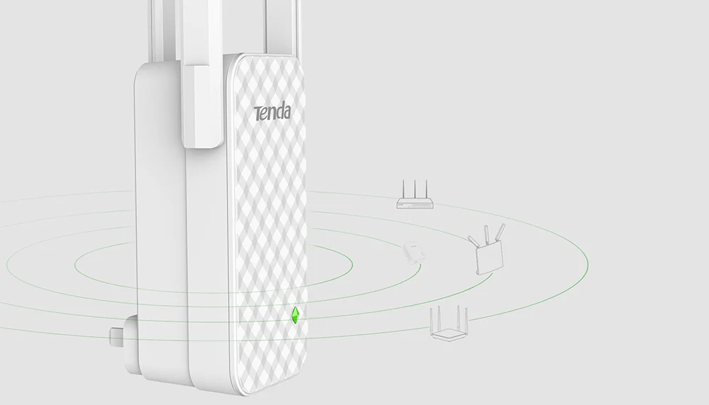 Tenda A12 300 Мбит/с беспроводной маршрутизатор Wi-Fi ретранслятор Range Extender усилитель сигнала 3 антенны полный дом Обложка расширитель