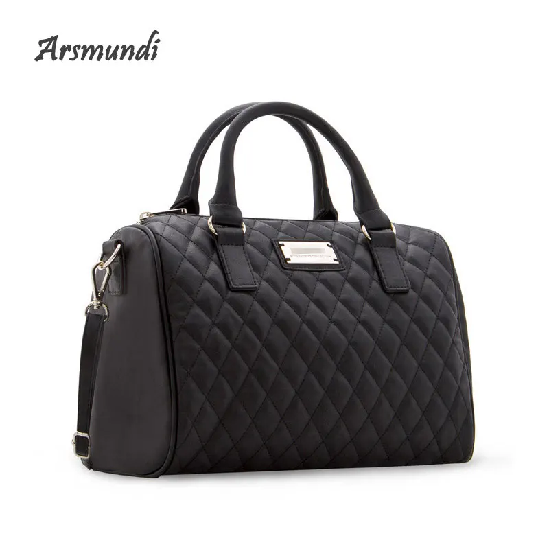 Arsmundi New Pattern Women Shoulder Bag Fashion Diamond Leather Handbags Vintage Pillow Luxury Bag Messenger Clutch Ladies Bag