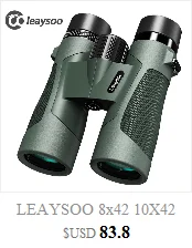 LEAYSOO 10X50 Professional Binocular Waterproof Low light level night vision Moonpit in sight Telescope NO infrared