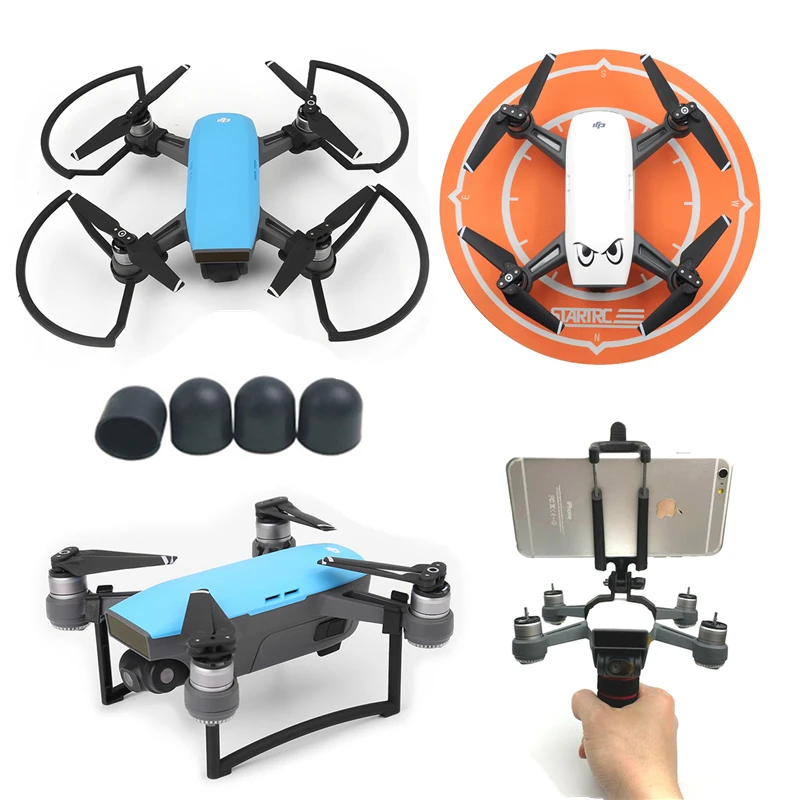Sunnylife для DJI Spark Quick Release 4730 защита пропеллера + шасси Ручной Стабилизатор