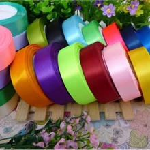 Silk Satin Ribbon 25mm 22 Meters Wedding Party Festive Event Decoration Crafts Gifts Wrapping Apparel Sewing Fabric Supplies