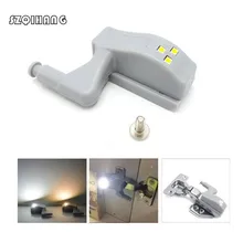 Universal Inner Hinge LED Sensor lamp Cabinet Light Universal Wardrobe Light led Hinge Lamp Night Light for Closet Kitchen goodland led under cabinet light universal wardrobe light sensor led armario inner hinge lamp for cupboard closet kitchen