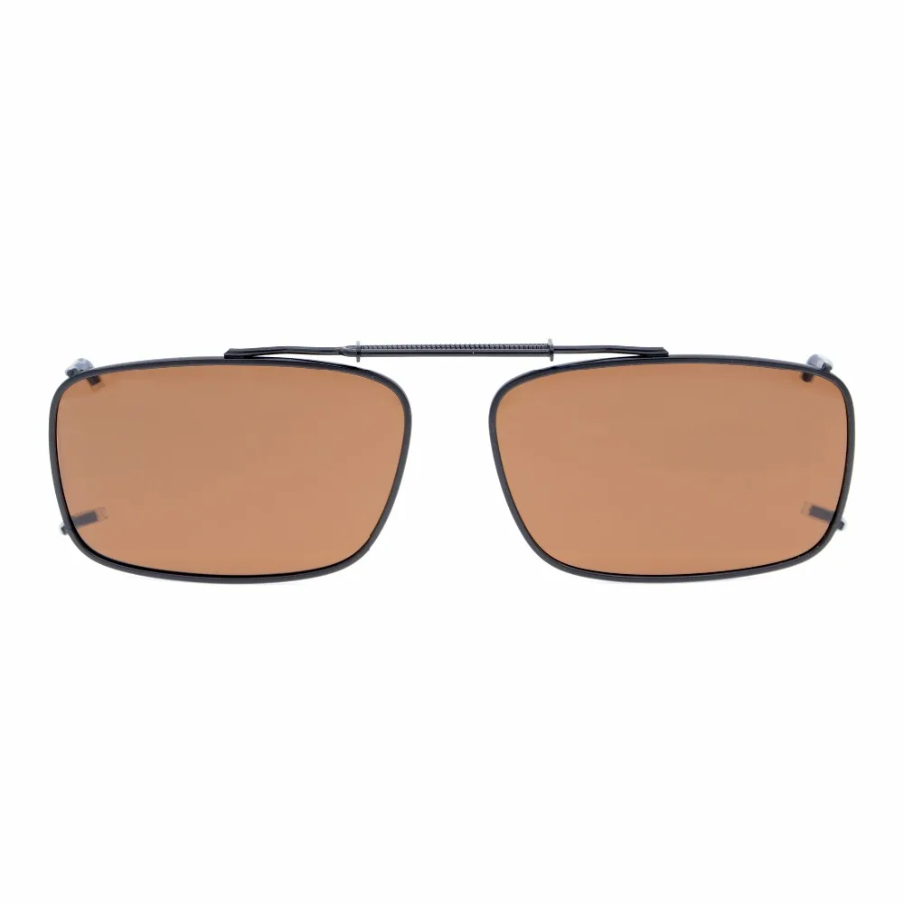

C61 Eyekepper Metal Frame Rim Polarized Lens Clip On Sunglasses 54*34MM