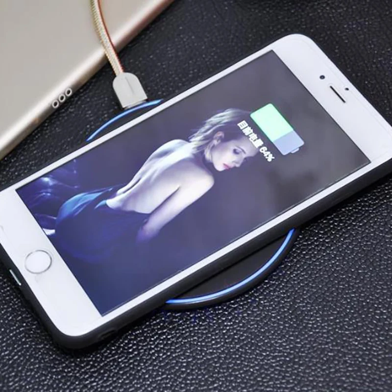 10 Вт Быстрое беспроводное зарядное устройство для samsung Galaxy S9/S9+ S8 S7 Note 9 S7 Edge USB Qi зарядное устройство для IPhone XS Max XR X 8 Plus