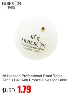 Huieson High Quality 3 Star Ping Pong Balls 40mm Diameter 2.9g Table Tennis Ball for Competition Training 6Pcs/Pack