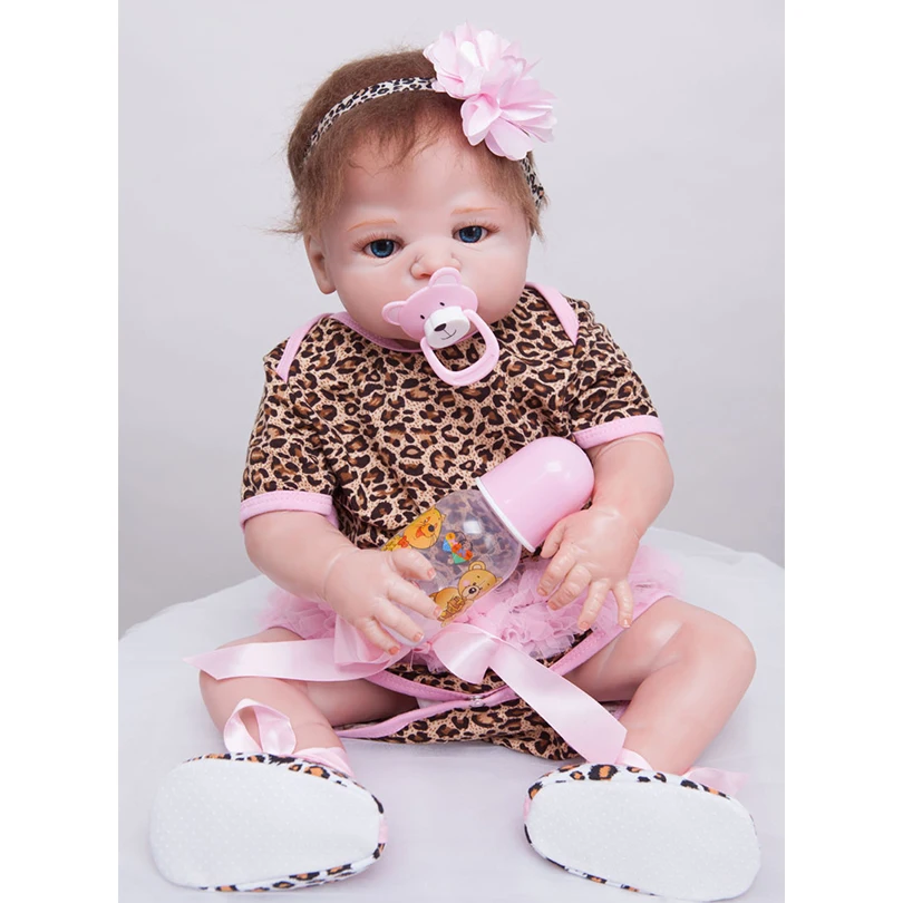 ᗑ55cm Full Silicone ︻ Reborn Reborn Dolls Lovely Toys For ...