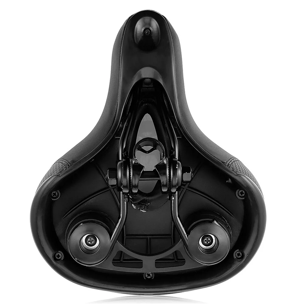 Comfort Wide Big Bum Bike Bicycle Gel Cruiser Extra Sporty Soft Pad Saddle Seat Road Mtb Mountain Bike Leather #3O18 (27)