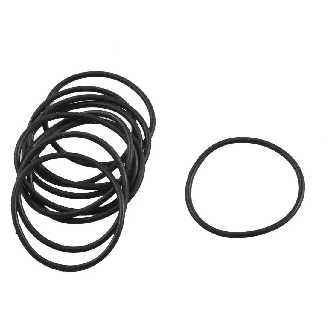 

10 Pcs Black Rubber Oil Filter Seal O Ring Gasket 27mm x 24mm x 1.5mm