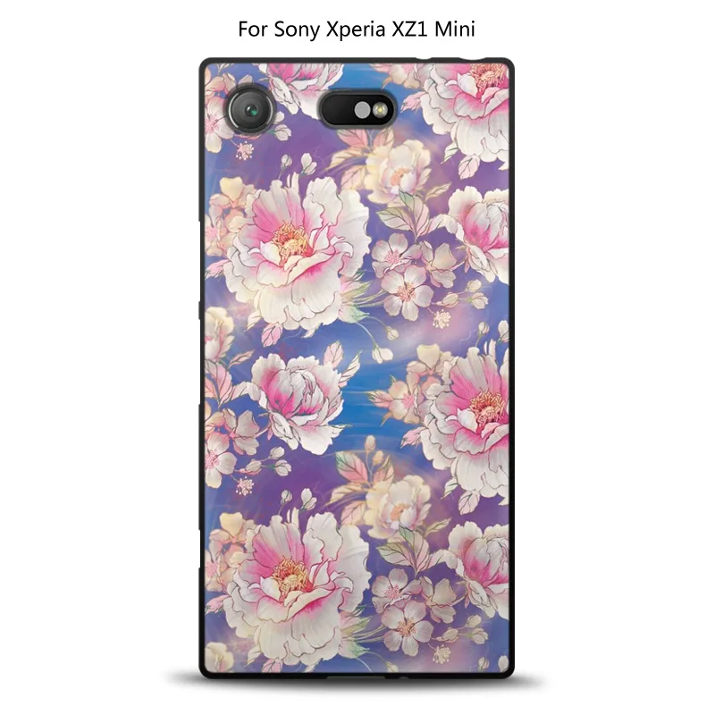 JURCHEN чехол для телефона для sony Xperia XZ1 Compact Cover G8841 G8842 Мягкий ТПУ силиконовый чехол с рисунком для sony Xperia XZ1 Compact чехол - Цвет: 19