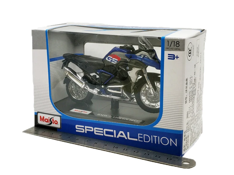 Maisto 1:18 R1200GS Diecast Miniature Model Motorcycle Model Bikes