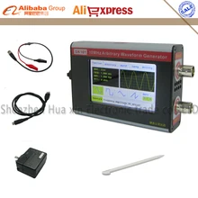 Английская версия НОВЫЙ черный GK101 Цветной сенсорный ЖК-экран DDS генератор сигналов произвольной формы функциональный генератор сигнала 80MSa/s 10 МГц