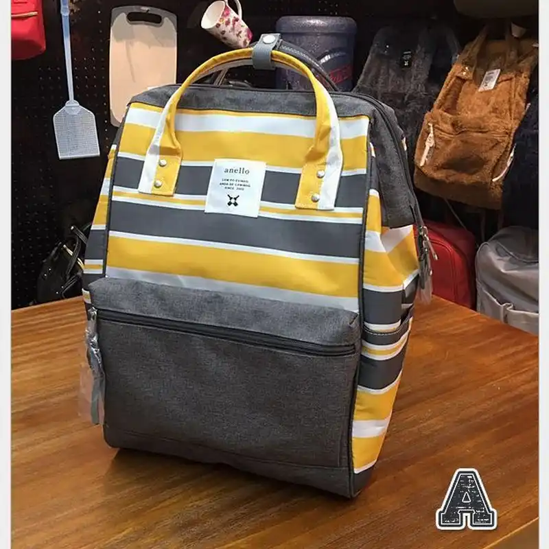 yellow anello backpack