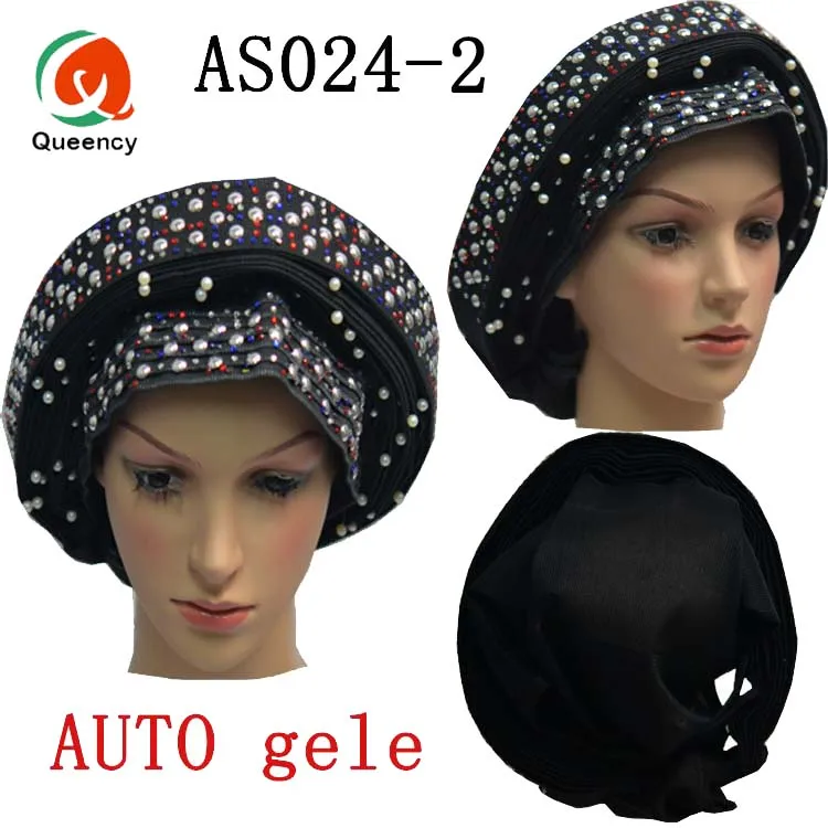 2018 Queency Африканский уже сделанный Aso oke головной убор авто геле для дам свадьба и