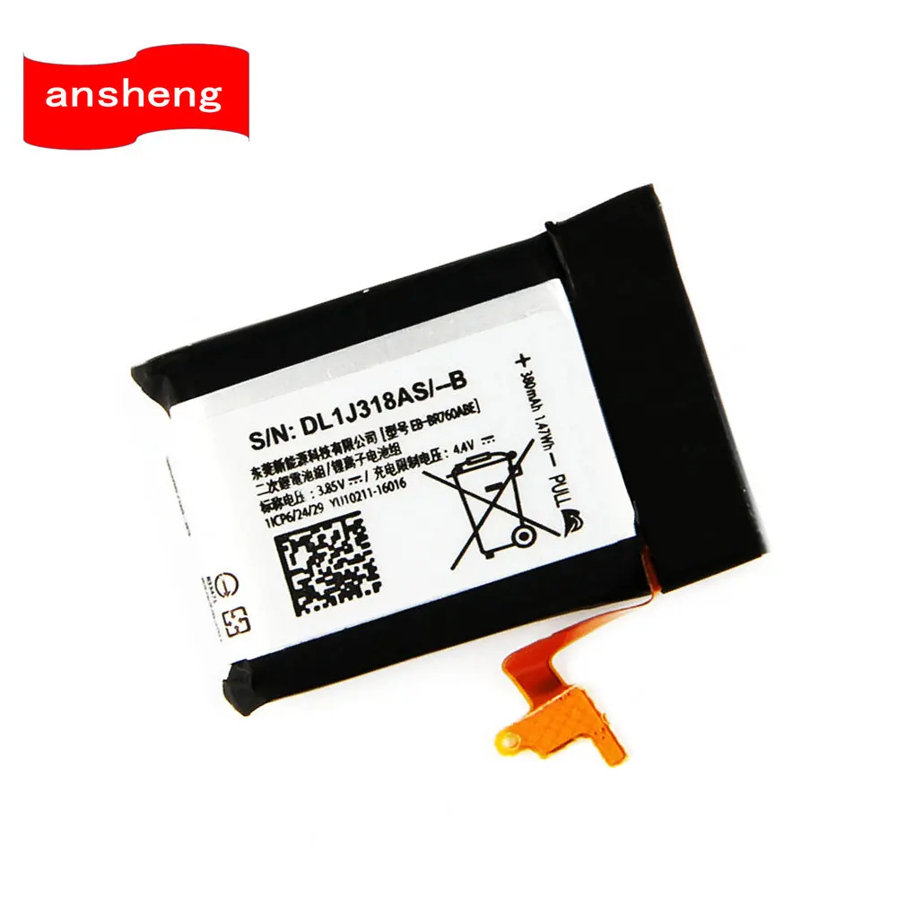 

High Quality 380mAh EB-BR760ABE battery for Samsung Gear S3 Frontier / Classic EB-BR760A SM-R760 SM-R770 SM-R765 Battery