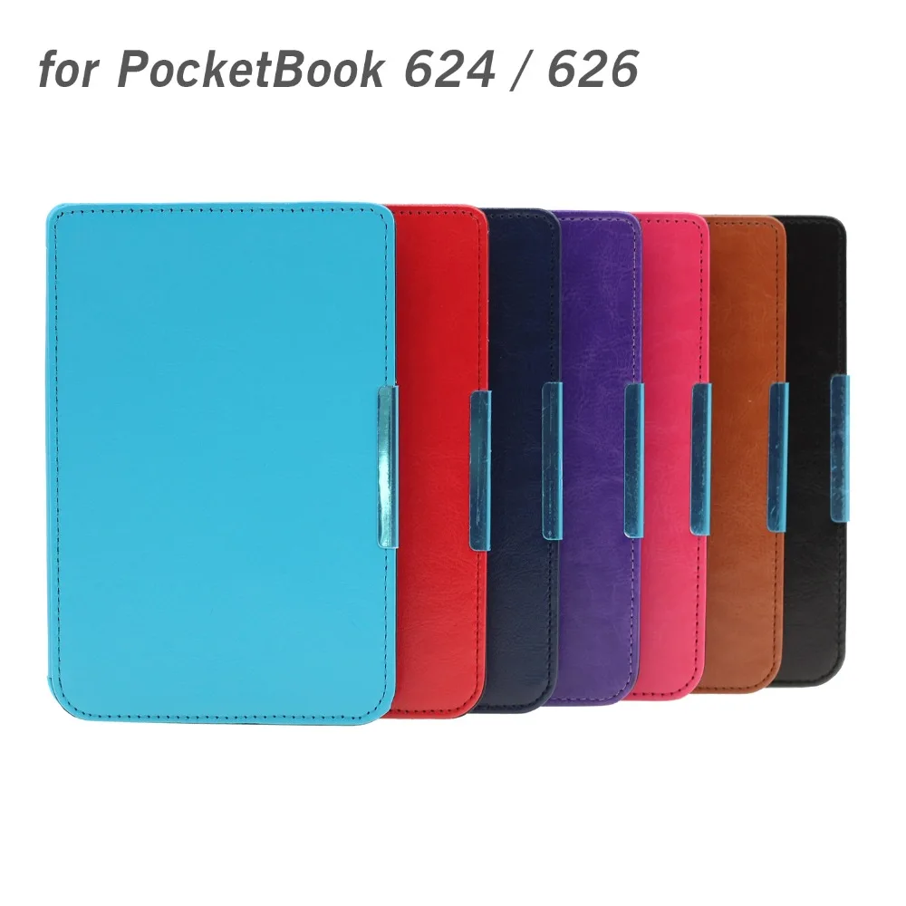 

Fashion Durable PU Leather Protective Case for PocketBook 624/626 eReader Case with Magnet Lock High Quality