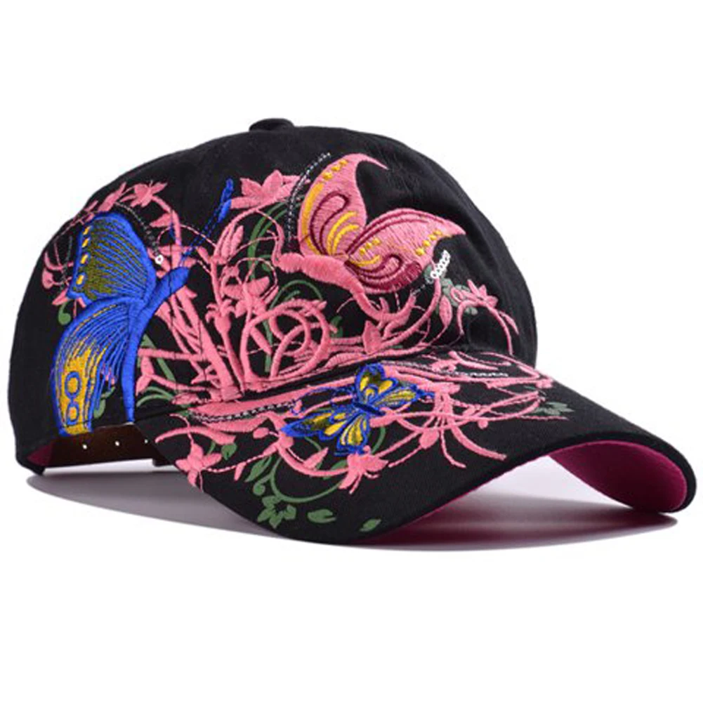 2017 NEW Black Stylish Various Butterflies Sequins Embroidery Color