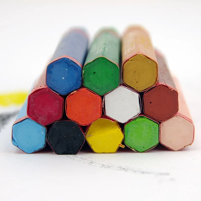 Faber Castell масляная пастель 12/24 цветов Набор Профессиональный воск для рисования Мелки школьные офисные товары для рукоделия