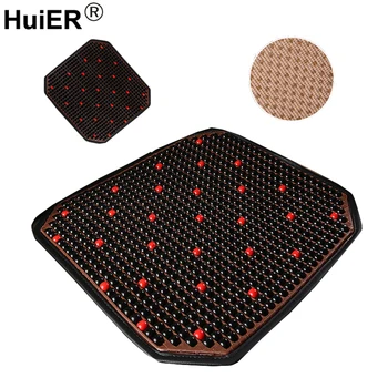 

HuiER 4 Seasons Universal Car Seat Cushion Non-slip High Level Square Style Seat Mat Protector Car Styling Auto Car Seat Cover
