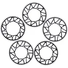 50/52/54/56/58T Велосипедное колесо цепной передачи Сверхлегкий положительный-отрицательный зуб Кривошип один диск прочный велосипедный запасные части