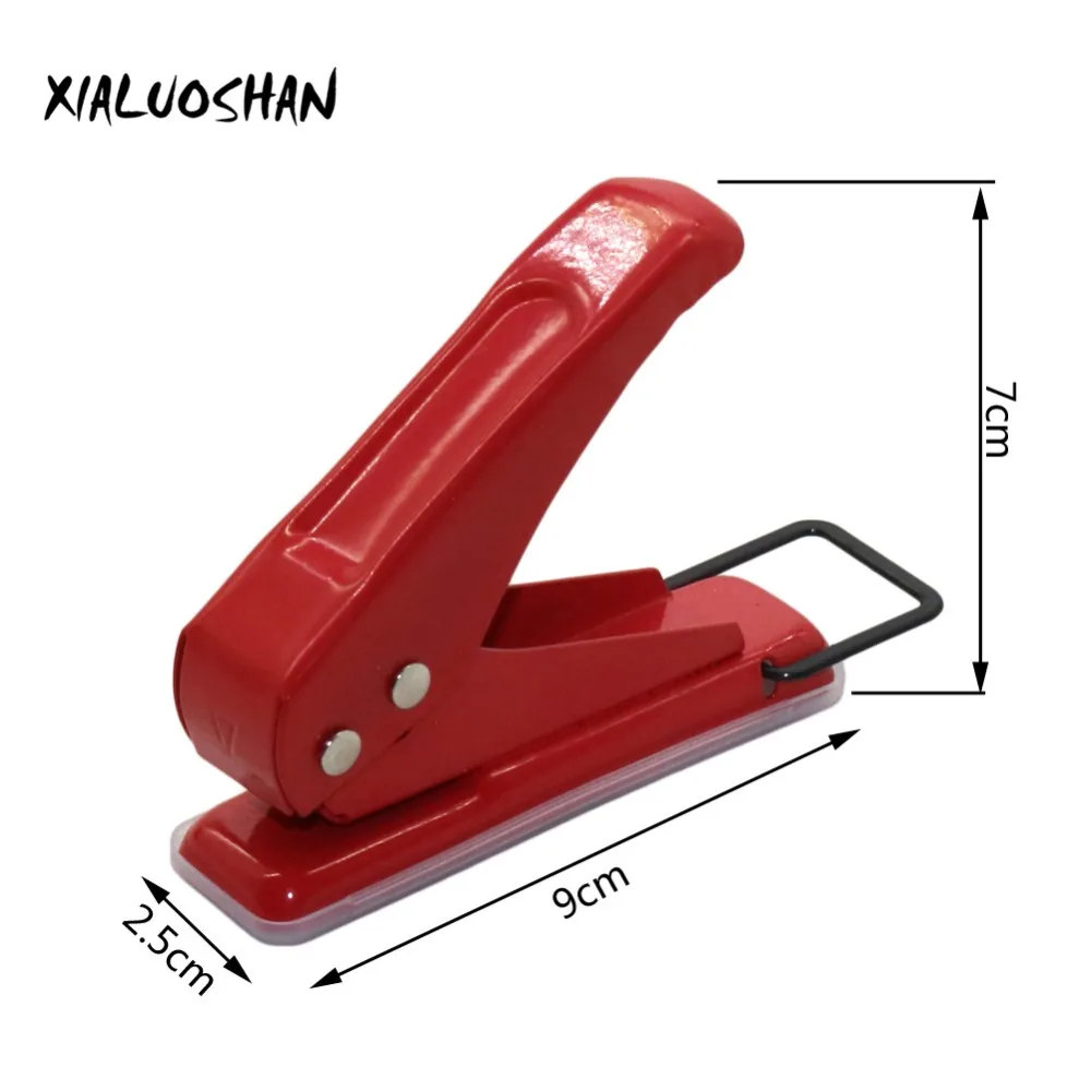 1 шт. портативный мини Дырокол маленький и светильник прагматизм красный/черный/синий триколор Дырокол офисные принадлежности