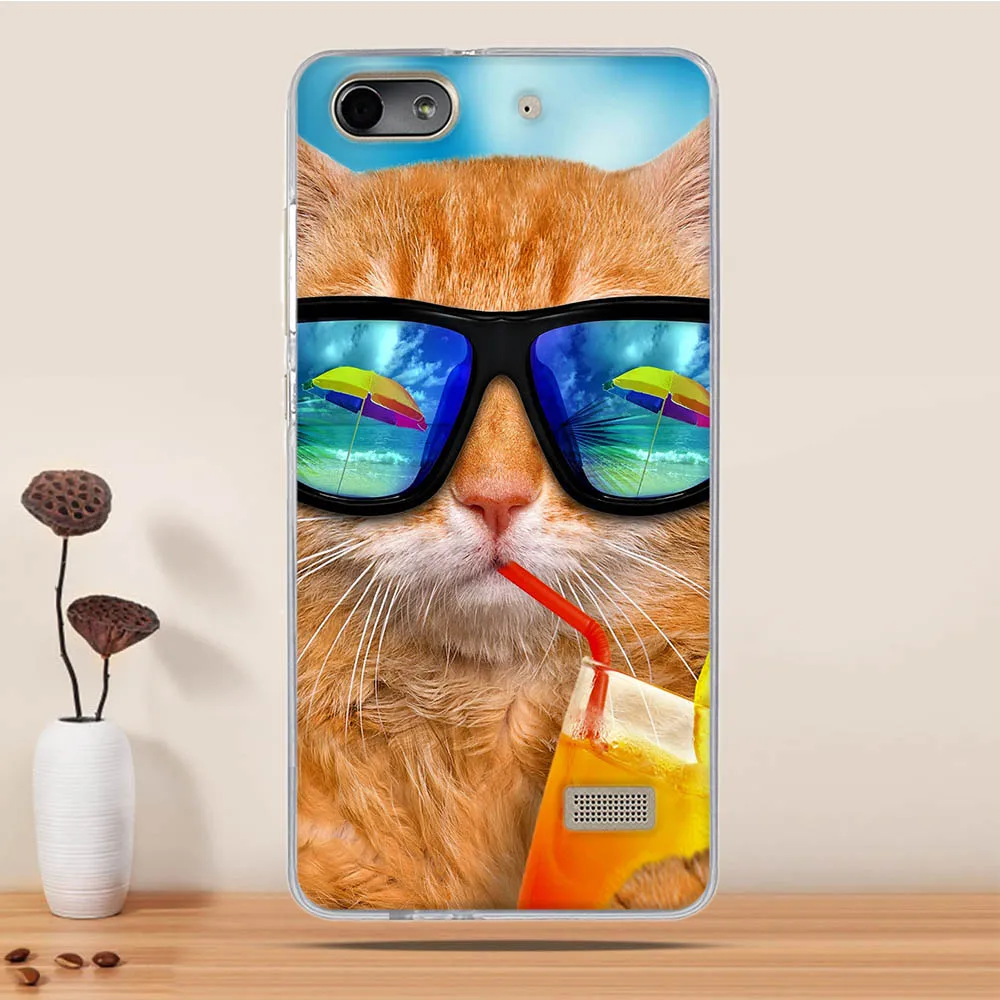 الهاتف حافظة لهاتف huawei الشرف 4C حالة غطاء لهواوي G اللعب البسيطة حالة السيليكون غطاء لهواوي الشرف 4C 5.0\