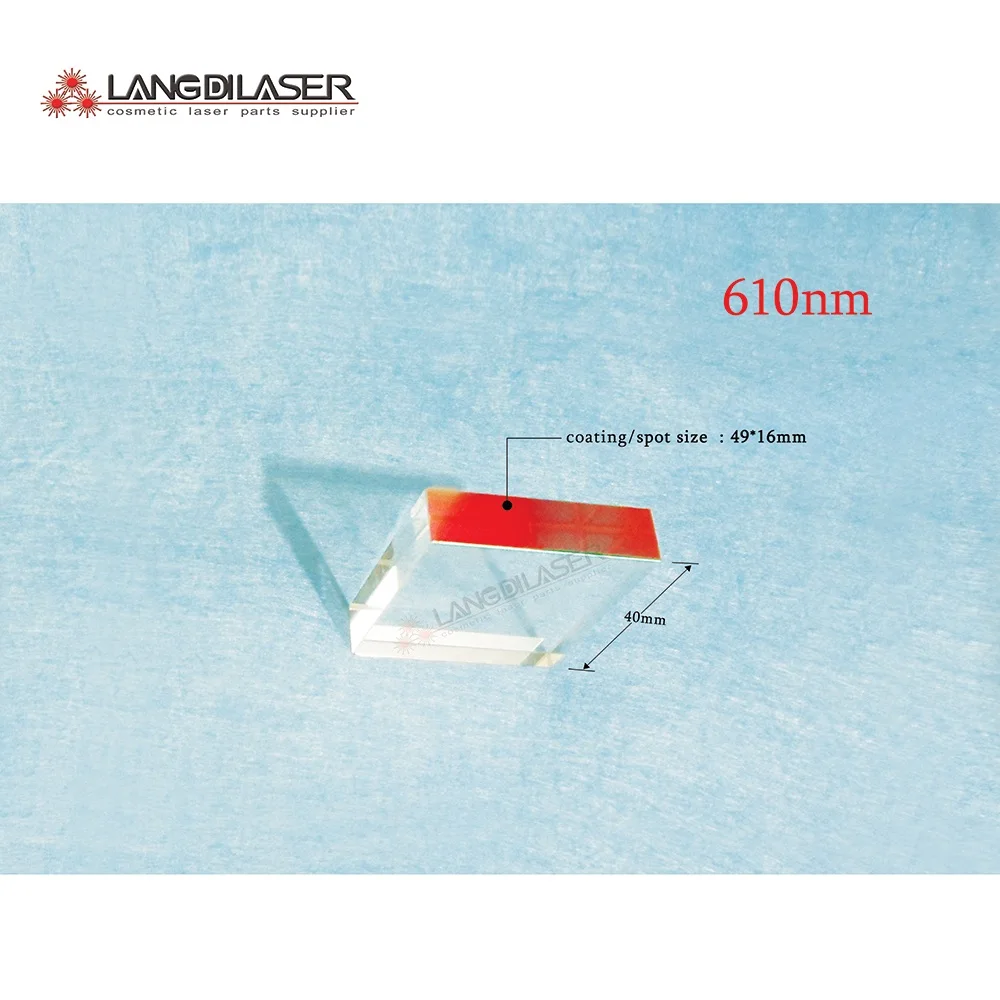 

size : 49*16*40 / spot size : 49*16 / wavelength : 640nm~1200nm / IPL crystal filter