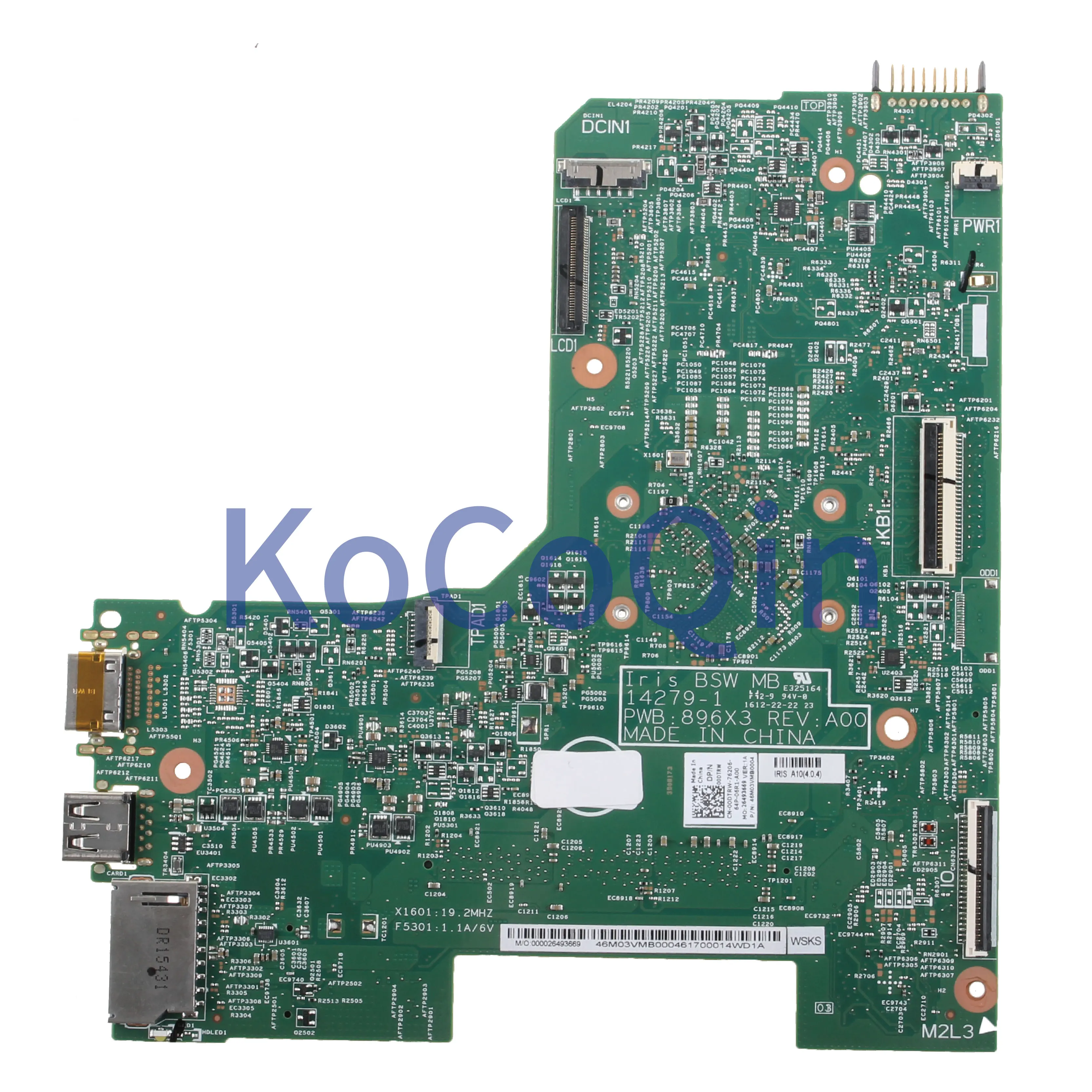 Kocoqin материнская плата для ноутбука DELL Inspiron 3452 3552 3441 3451 SR29H материнская плата 00 dtrw CN-00DTRW 14279-1