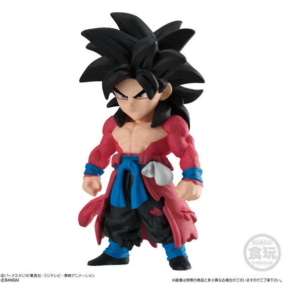 "Супер Dragon Ball-Z Heroes" BANDAI рекламные Коллекционные фигурки-набор из 5 шт. Goku Bardock Vegetto Cumber(злой Саян