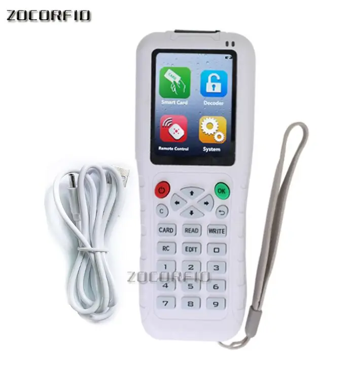 Новейший ZX-Copy 3 с функцией полного декодирования смарт-карты ключ машина RFID NFC копировальный аппарат/IC ID Дубликатор с сухой батареей - Цвет: Copier only