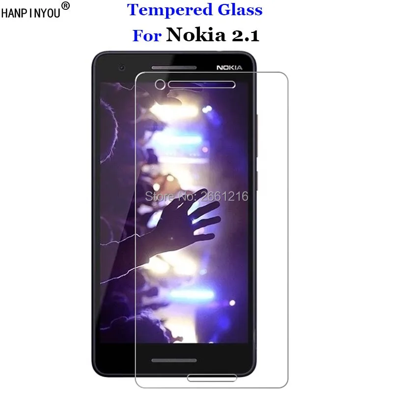

For Nokia2.1 (2018) Tempered Glass 9H 2.5D Premium Screen Protector Film For Nokia 2.1 TA-1080 TA-1092 5.5"