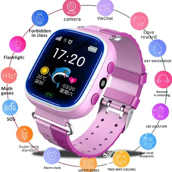 

Children's Smart Watch Plug Card Call Watch Positioning Anti-lost Multi-function Waterproof Electronic Watch For Boys Girls Kids