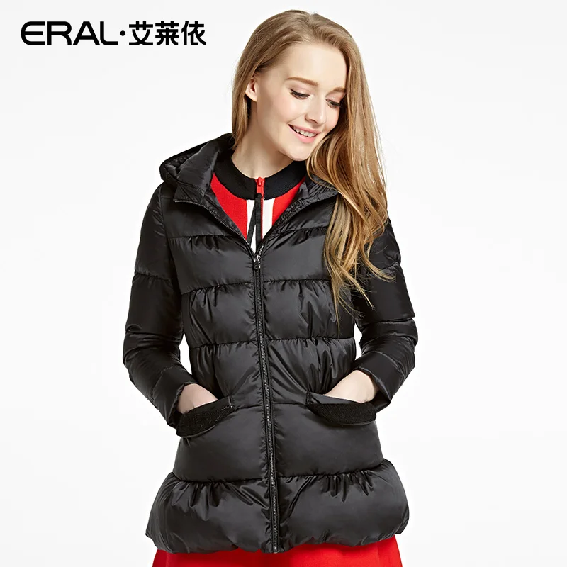 Épaississement Mignon Moyen Doudoune À Patchwork Hiver 2016 edaa Casual long Capuche Femmes Kintted Ral Eral16016 De 7qIHUp