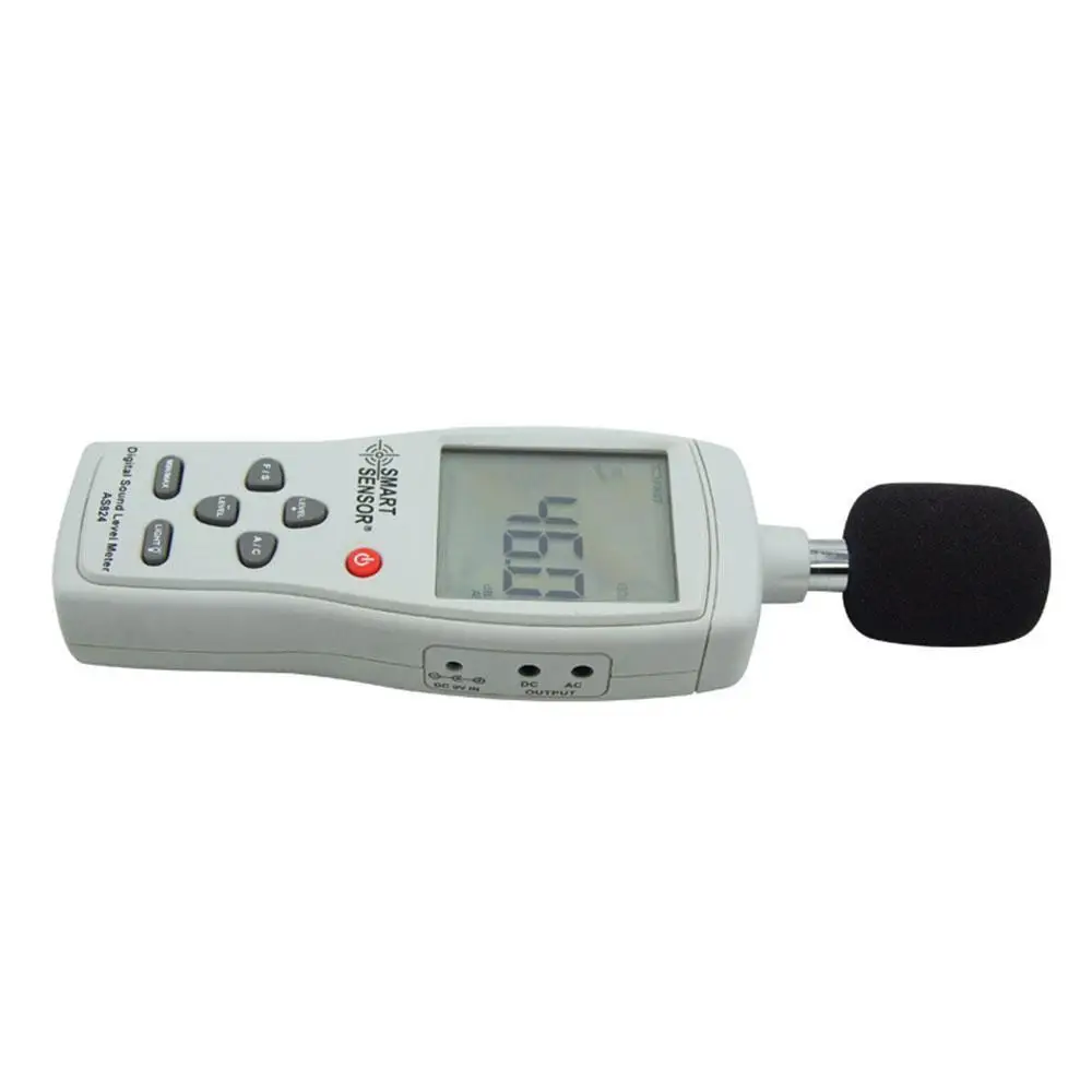 Измеритель уровня звука Smart sensor AS824 цифровой уровень звукового давления 30~ 130 дБ