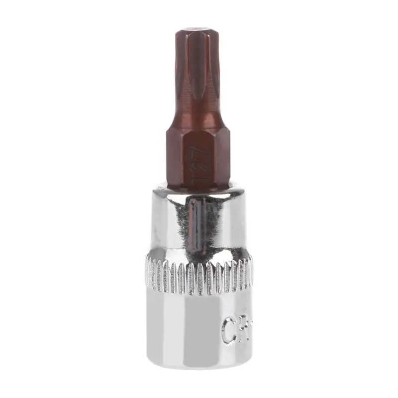 

Torx Bit Socket 1/4" Drive Star Chrome Vanadium Screwdriver Tightening Nut Bolt 77UC