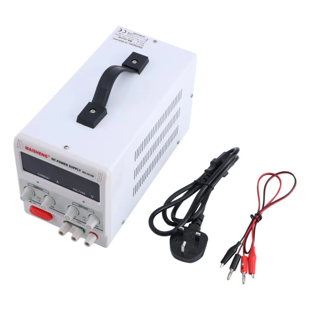 

Test Repair Centres Dual Digital Display 30V 10A Lab Grade DC Power Supply High Precision Variable Adjustable