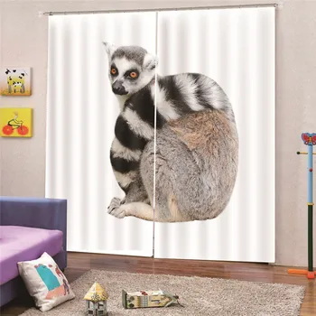 

3D Print Digital Cat Modern blackout curtains for living room bedroom for window treatment drapes solid finished A1