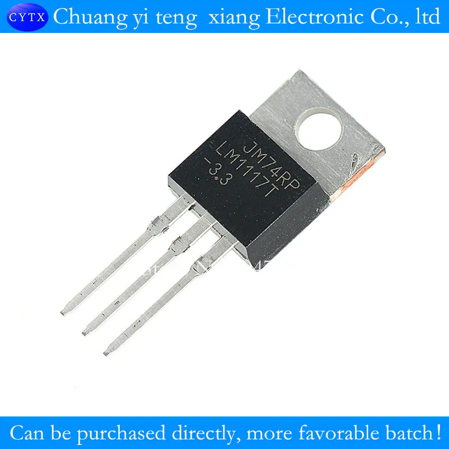 LM1117T 3 Φ chip регулятор напряжения низкая разница давления + V TO 220 10 шт./лот|voltage