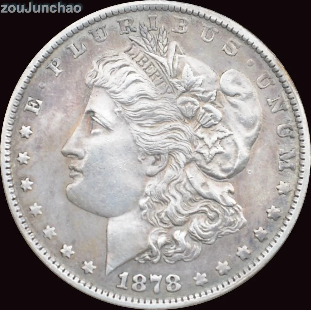 

United States 1878 Morgan 90% Silver High Imitation to Original Copy Coin Can Choose Many Kinds to Make Old Style
