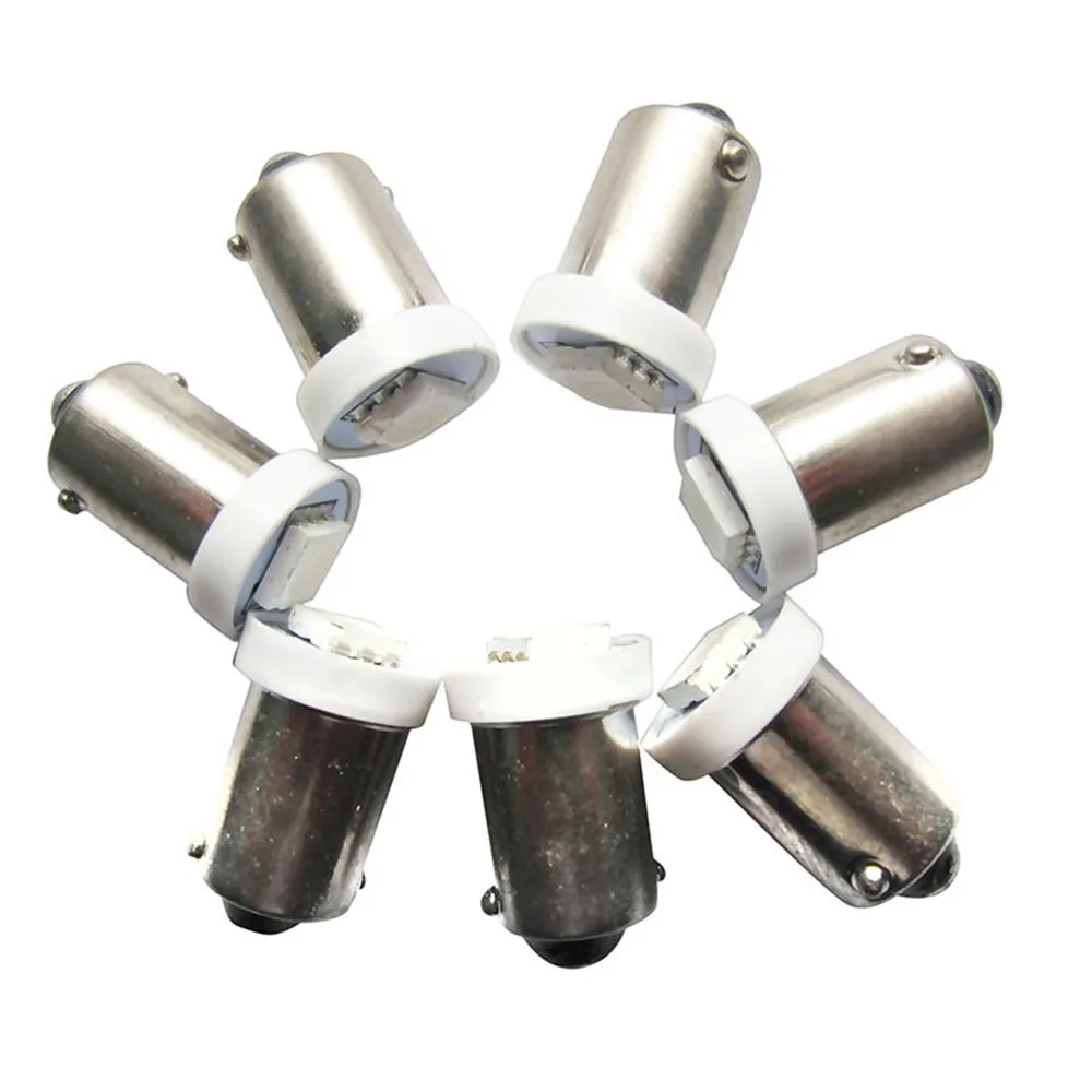 

100pcs x #1893 #44 #47 #1847 BA9S 1 SMD LED Pinball Machine Light AC/DC Bulb White Green Red Blue Yellow Pink Warm White 6.3V