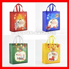 100 шт./лот) Размер W30X34XD12CM(12x13,6x4,") Рождественский мешок для покупок