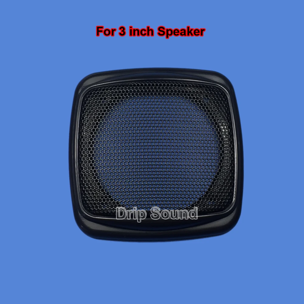 1PC 3/"//4/"//5/"//6/" inch Car Aduio Speaker Cover Decorative Circle Metal Mesh Grille