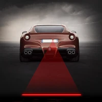 Анти столкновения сзади автомобиля противотуманных фар авто Тормозная Парковка лампа сзади Предупреждение свет автомобиля Лазерная лампа 5 картин