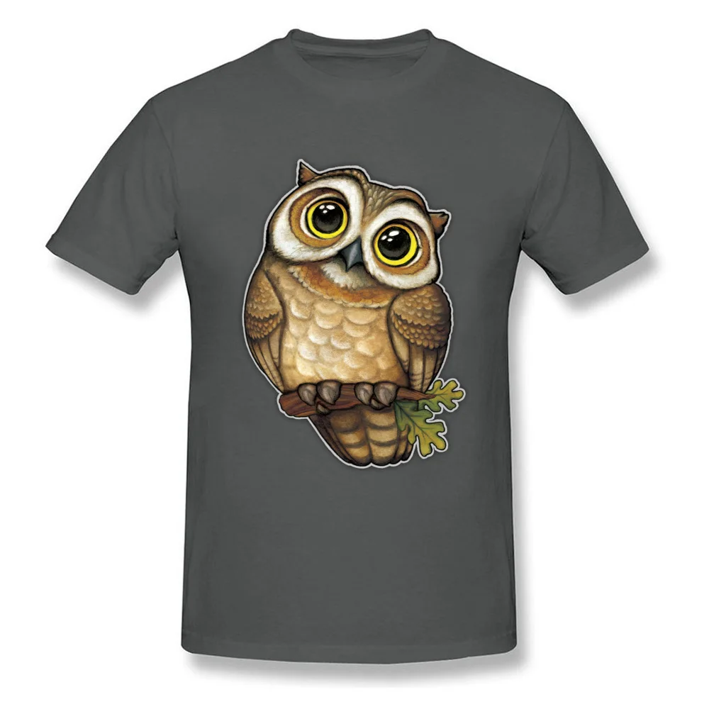 Golden Owl High Quality Men T Shirt Round Neck Short Sleeve 100% Cotton Fabric Tops Shirt Funny Tops T Shirt Drop Shipping Golden Owl carbon
