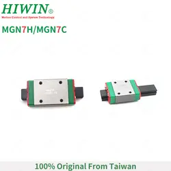 HIWIN MGN7C короткие Стандартный блок или MGN7H Длинный Блок MGN7 серии 7 мм блок линейных направляющих вагонов для 3D-принтеры