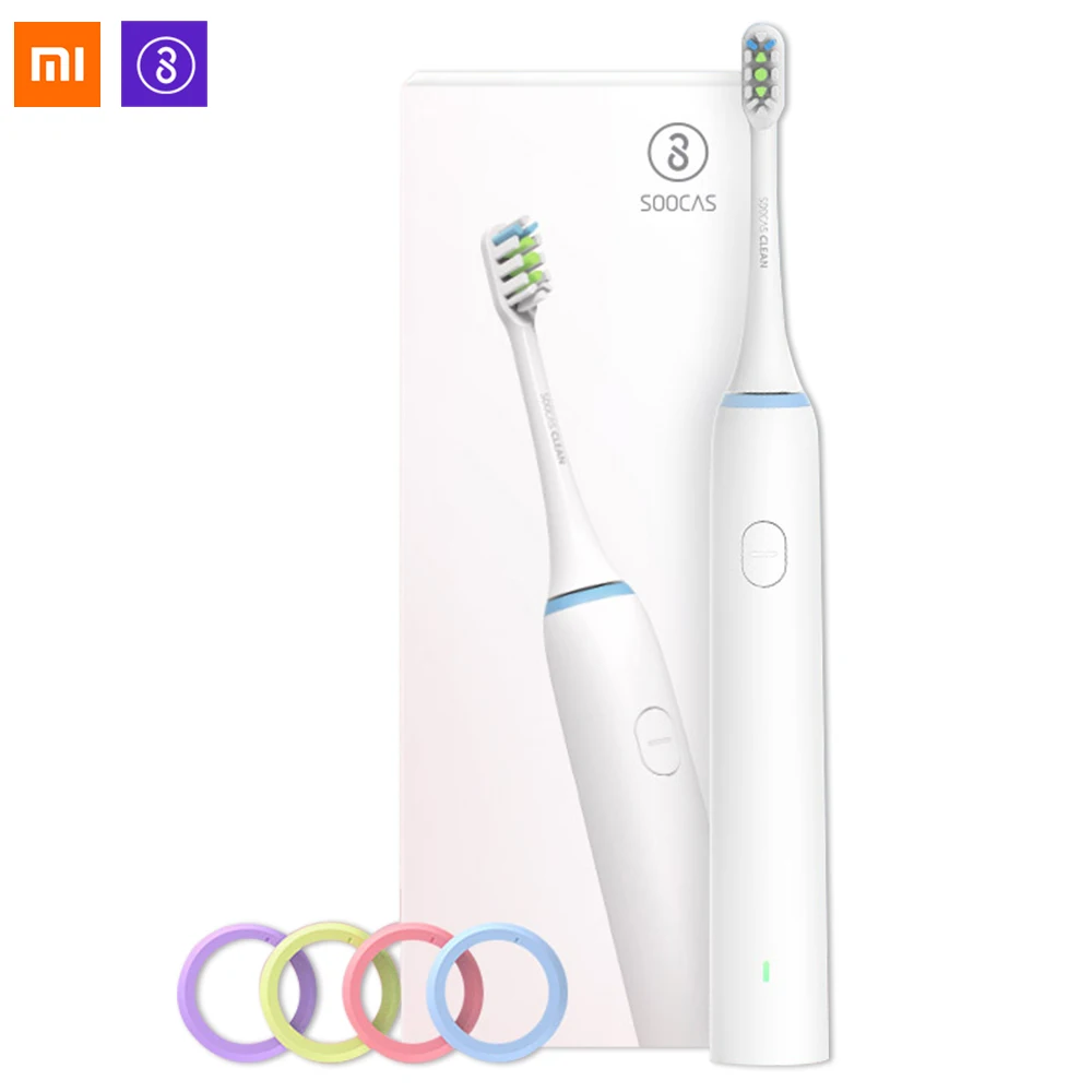 XIAOMI SOOCAS X1 звуковая электрическая зубная щетка mijia Водонепроницаемая
