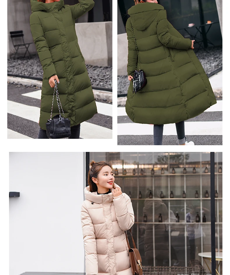 New autumn winter warm coat padded short female Slim thin jackets women's thick cotton jacket clothing