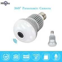 Беспроводной Лампочки FishEye Ip-камера Wi-Fi 960 P 360 градусов полный Вид Мини CCTV Камера Домашней Безопасности Wi-Fi Камера панорамный