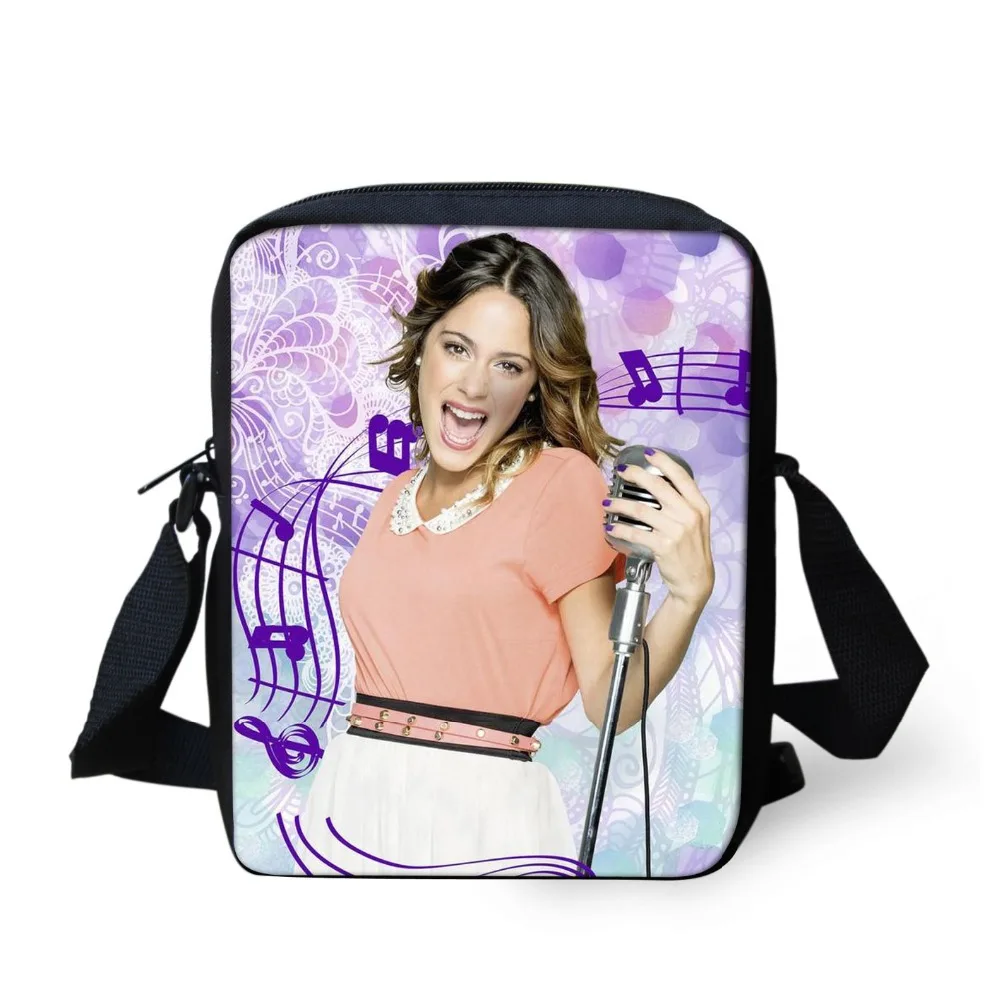 FORUDESIGNS HOT 2016 Violetta School Shoulder Bag Kid Cartoon Mochilas Children School Bags Girls Boys Bookbag Women Satchel Bag